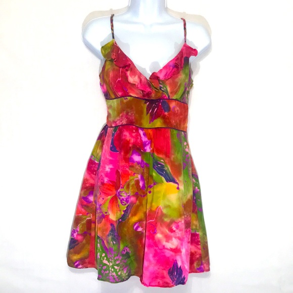 Boston Proper Dresses & Skirts - Andrea Behar Boston Proper Silk Floral Print Dress 4